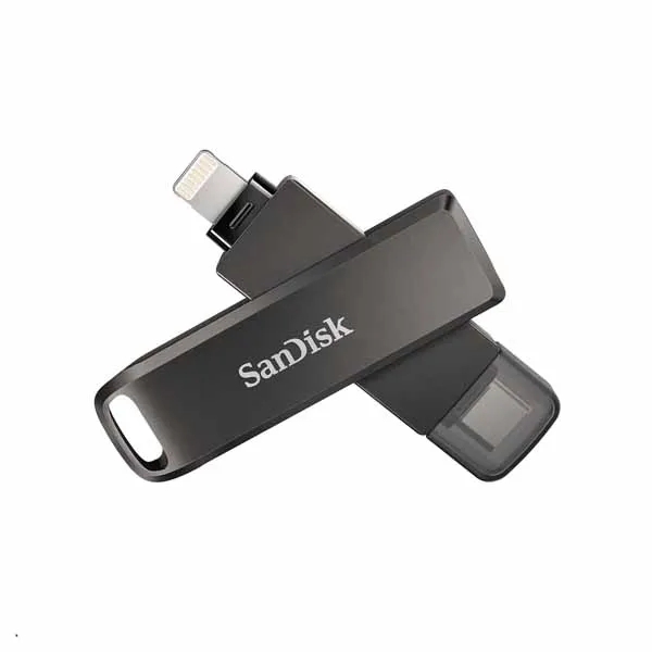 SanDisk iXpand 128GB Flash Drive Luxe - ( Type C + Lightning )