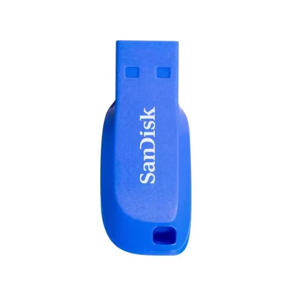 Sandisk Cruzer Blade USB Flash Drive - 32GB (Electric Blue)