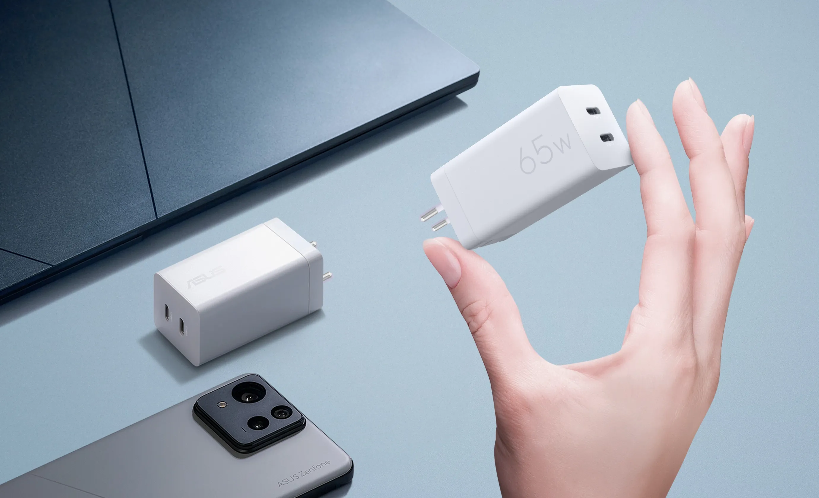 ASUS 65W USB-C GaN Charger overview 1