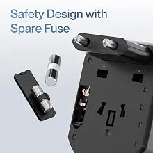 Ambrane ATA-01 4 in 1 Universal Travel Adapter - Black overview 4