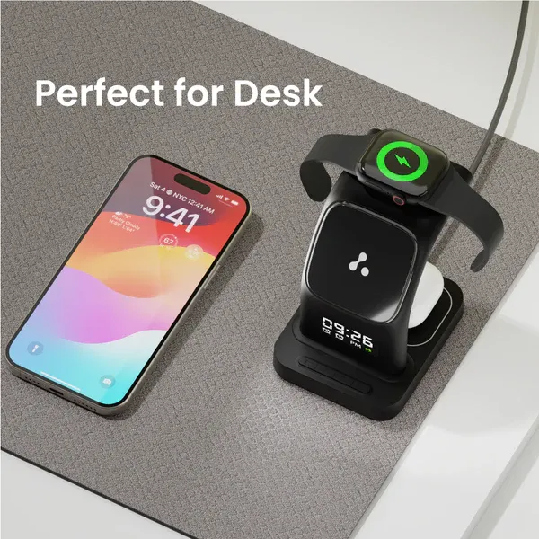 Ambrane Aerosync Trio Wireless Charger - Black overview 11