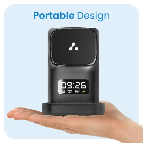 Ambrane Aerosync Trio Wireless Charger - Black overview 8