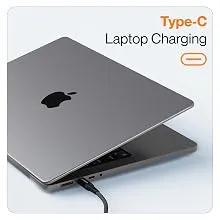 Ambrane Charge 67 67W Dual Port GaN Charger - White overview 7