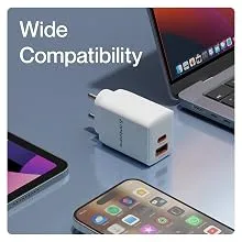 Ambrane Charge 67 67W Dual Port GaN Charger - White overview 9