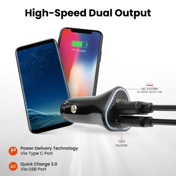 Ambrane Impulz C11 Car Charger for Smartphones overview 3