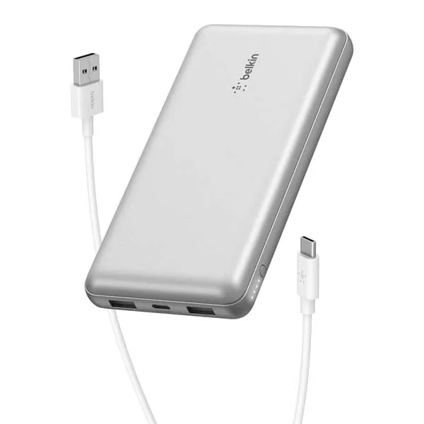 Belkin BoostCharge 20000mAH Lightweight Slimmest Power Bank (Silver)