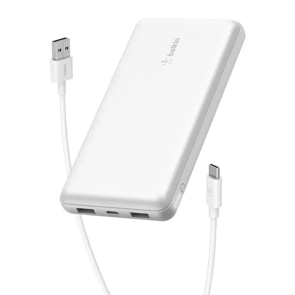 Belkin BoostCharge 20000mAH Lightweight Slimmest Power Bank (White)