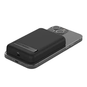 Belkin BoostCharge Magnetic Wireless Power Bank with Stand (5000mAh, Pink) overview 2