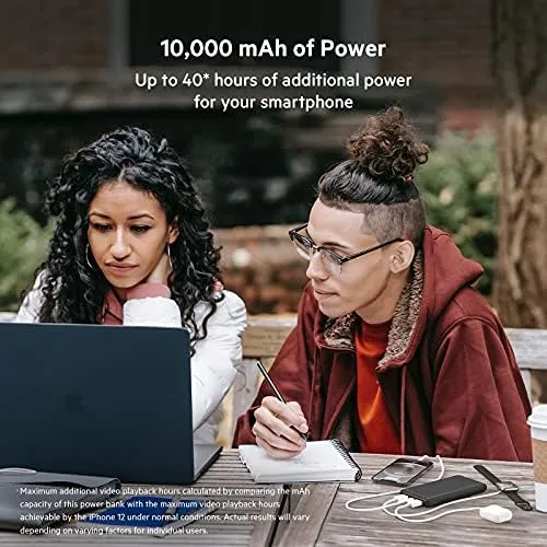 Belkin BoostCharge USB-C Power Bank (10,000mAh, 15W, Black) overview 1