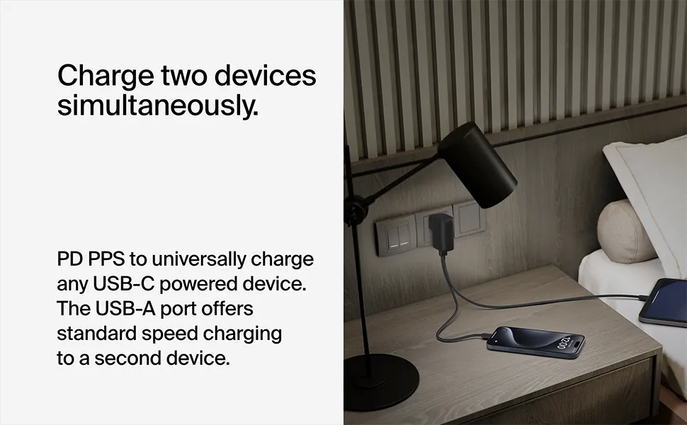 Belkin Hybrid 20W Power Bank 5000mAH + Wall Charger 25W overview 1