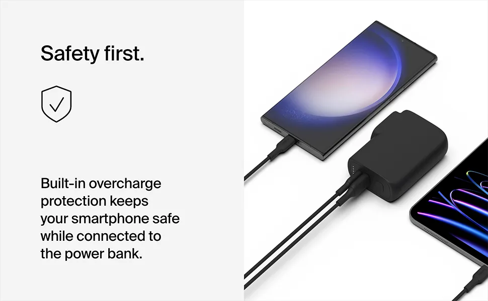 Belkin Hybrid 20W Power Bank 5000mAH + Wall Charger 25W overview 4