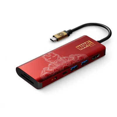 Belkin Marvel Ironman Series Connect USB-C 7-in-1 Multiport Hub Adapter overview 1
