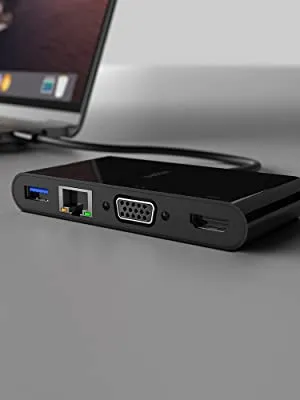 Belkin USB-C Multimedia + Charge Adapter 100W overview 1
