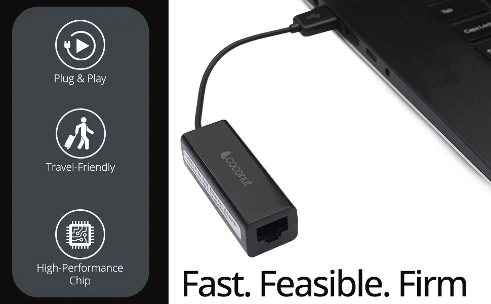 Coconut UL01 USB to LAN Ethernet Adapter overview 4