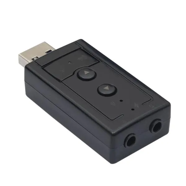 Coconut USC01 7.1 USB External Sound Card External Sound Card with 7.1 Audio Transmission, Compact and Travel Friendly, Audio Adapter with Mic
