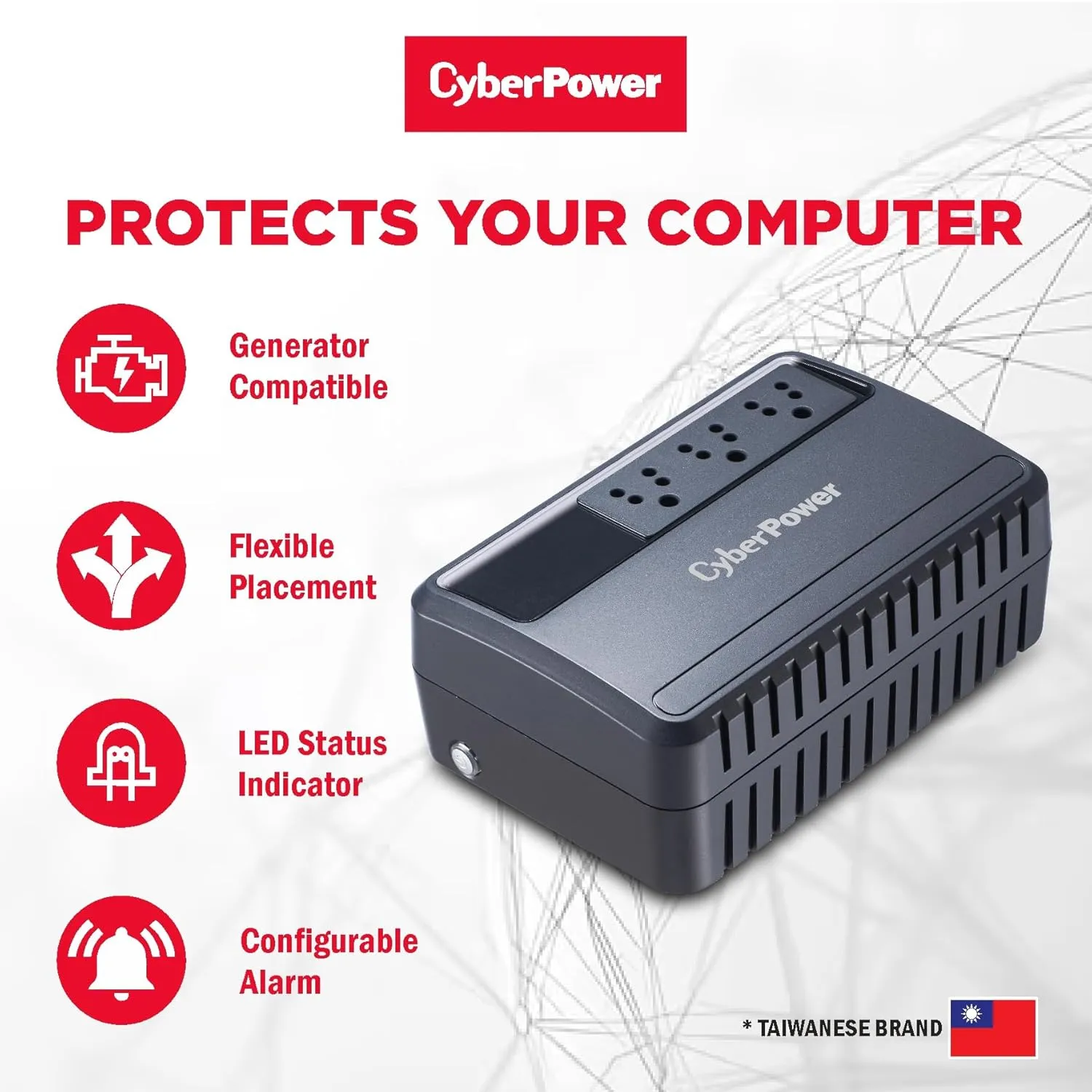 CyberPower BU600E 600VA UPS overview 3