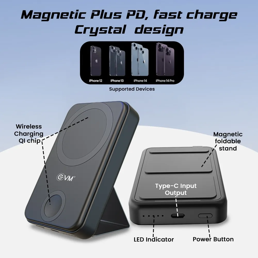 EVM EnMag Pro 10000MAH Power Bank overview 2