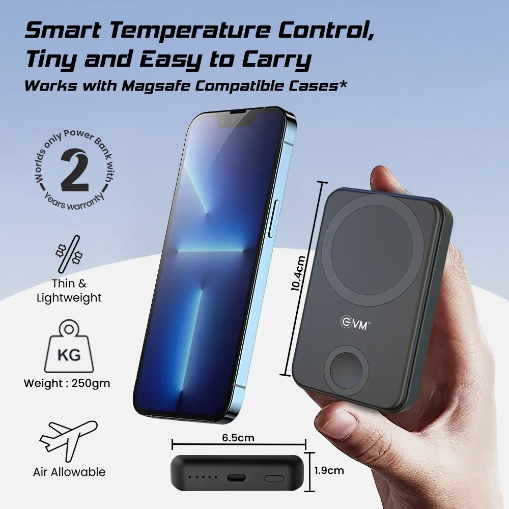 EVM EnMag Pro 10000MAH Power Bank overview 5