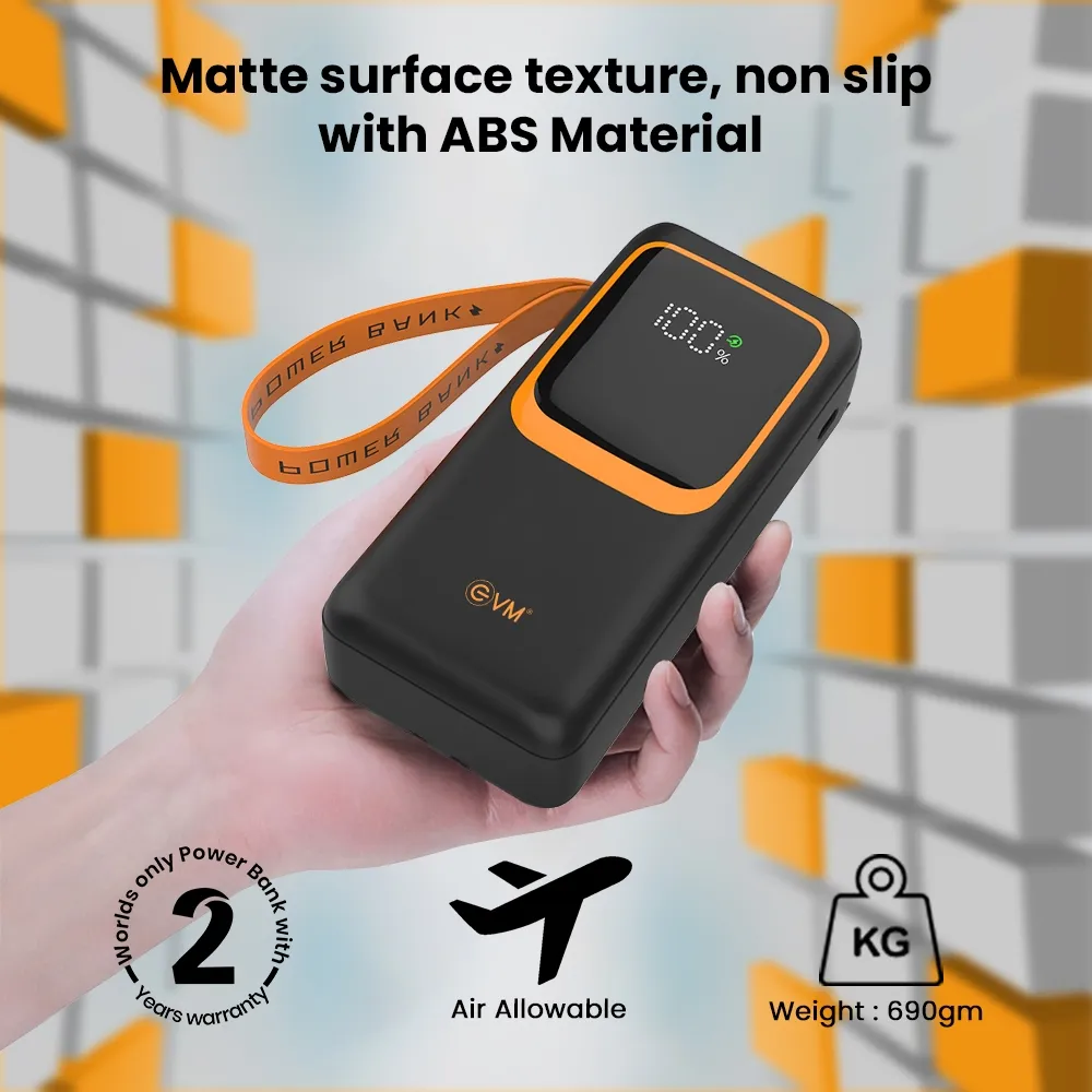 EVM Enlarge Pro 30000MAH Power Bank, Black overview 4