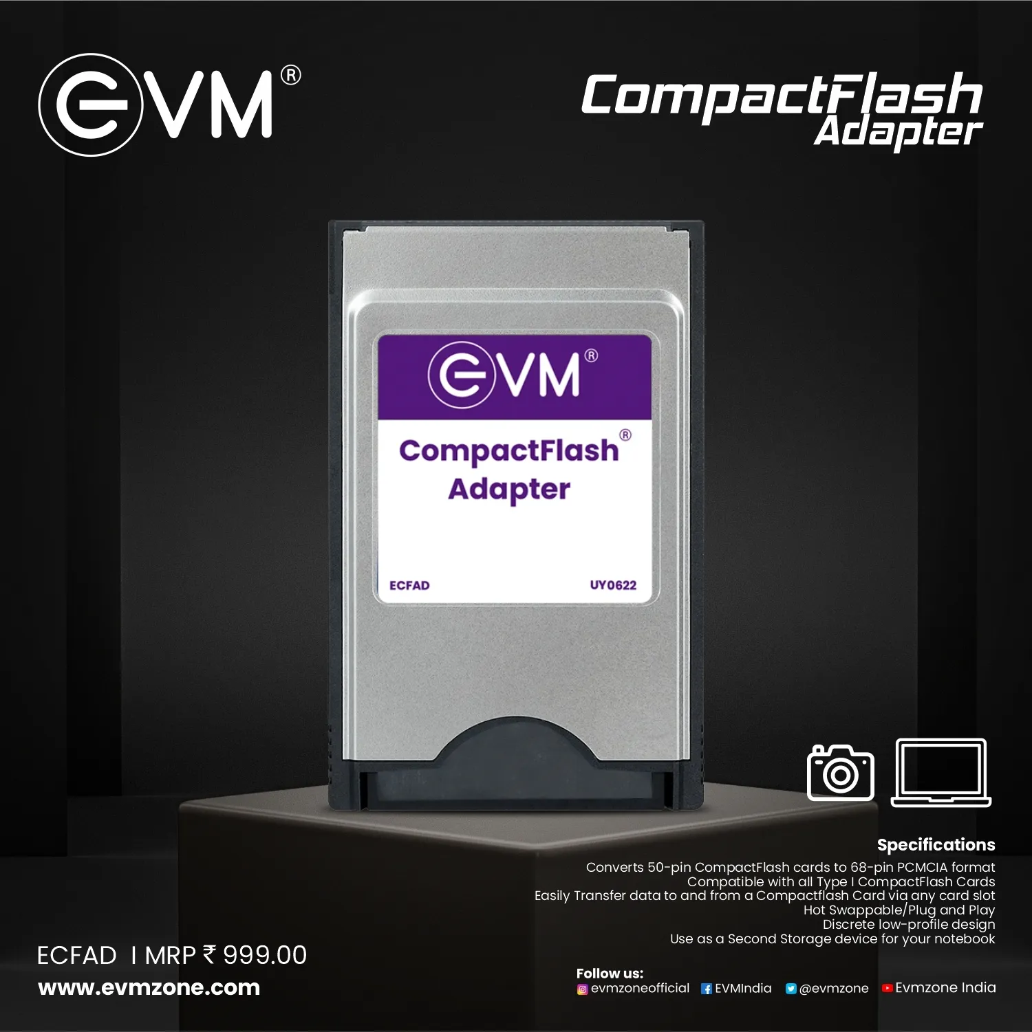 Evm Compactflash Card Adapter overview 1