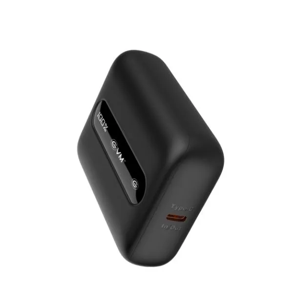 Evm EnFast 36 10000mAh power Bank EVM P0403, Black