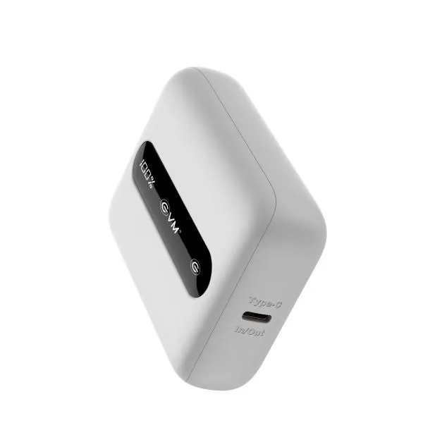Evm EnFast 36 10000mAh power Bank EVM P0403, White