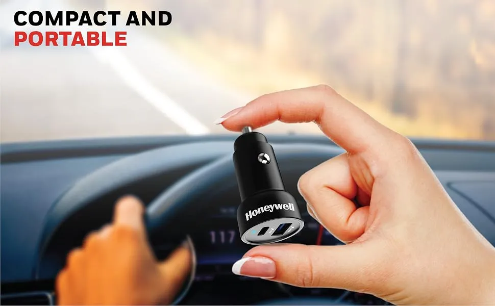 Honeywell Micro CLA 18W PD Smart Car Charger overview 2