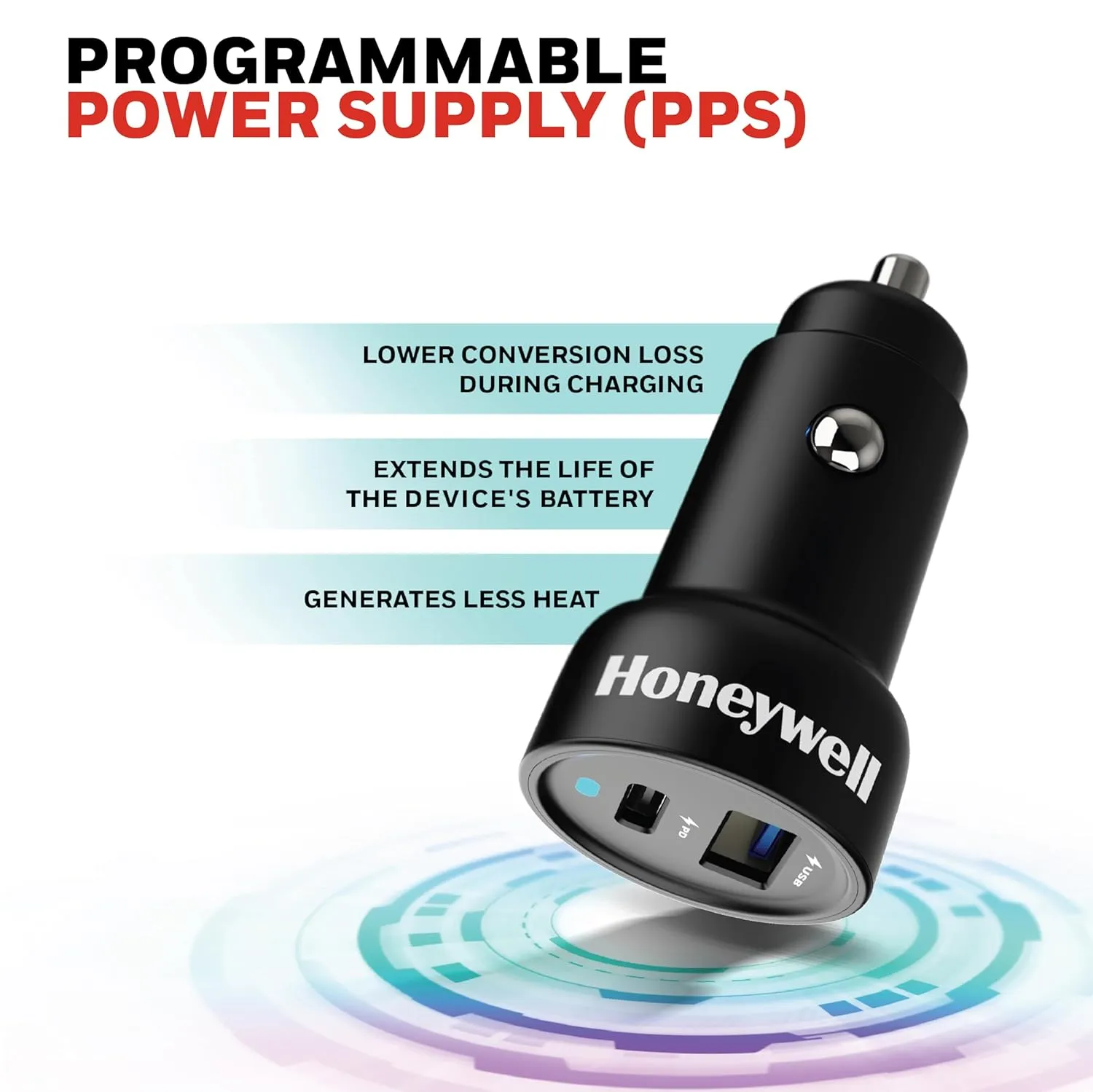 Honeywell Micro CLA 38W PD Smart Car Charger overview 15