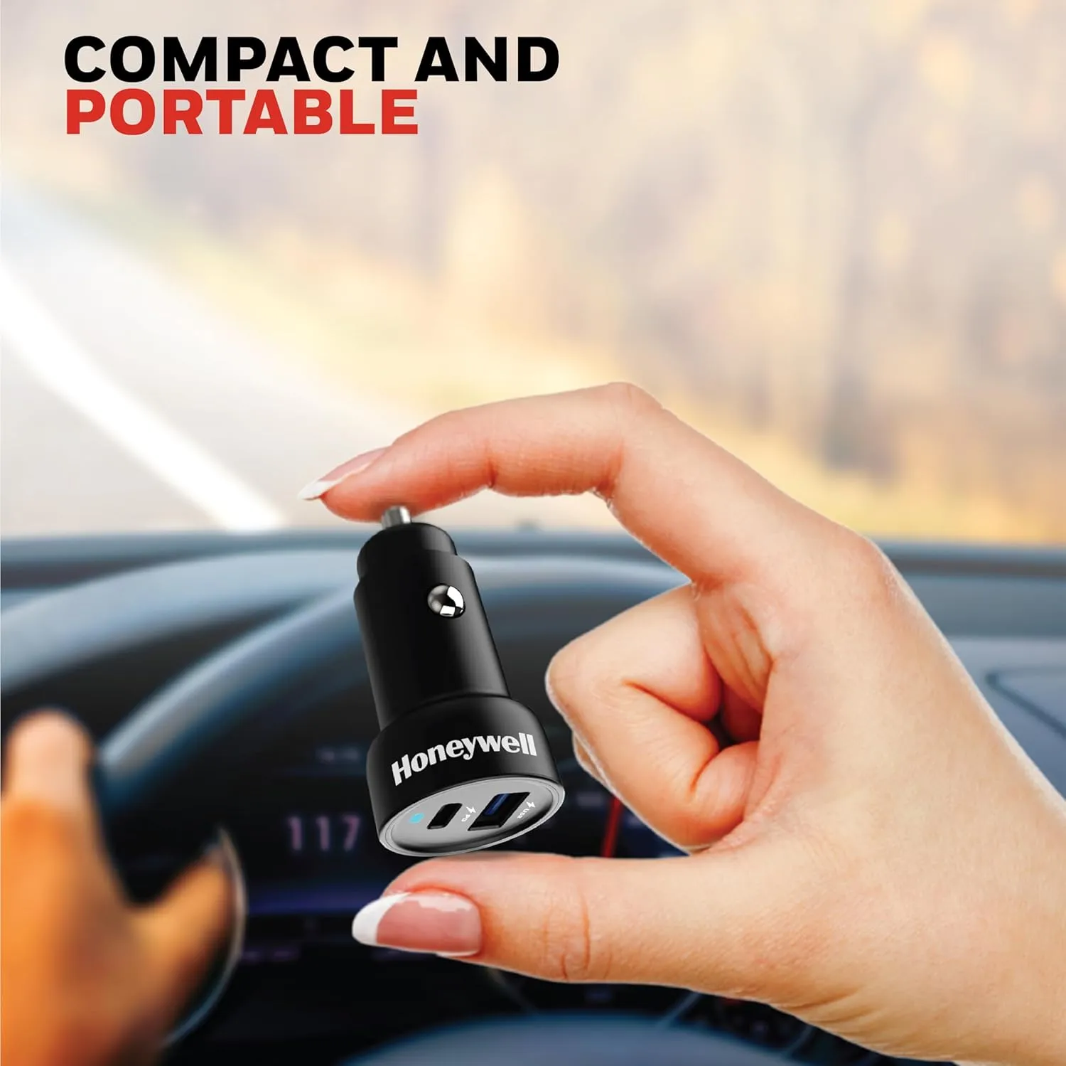 Honeywell Micro CLA 38W PD Smart Car Charger overview 6