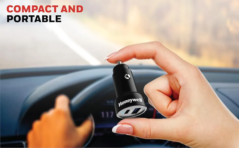 Honeywell Micro CLA 65W PD Smart Car Charger overview 2