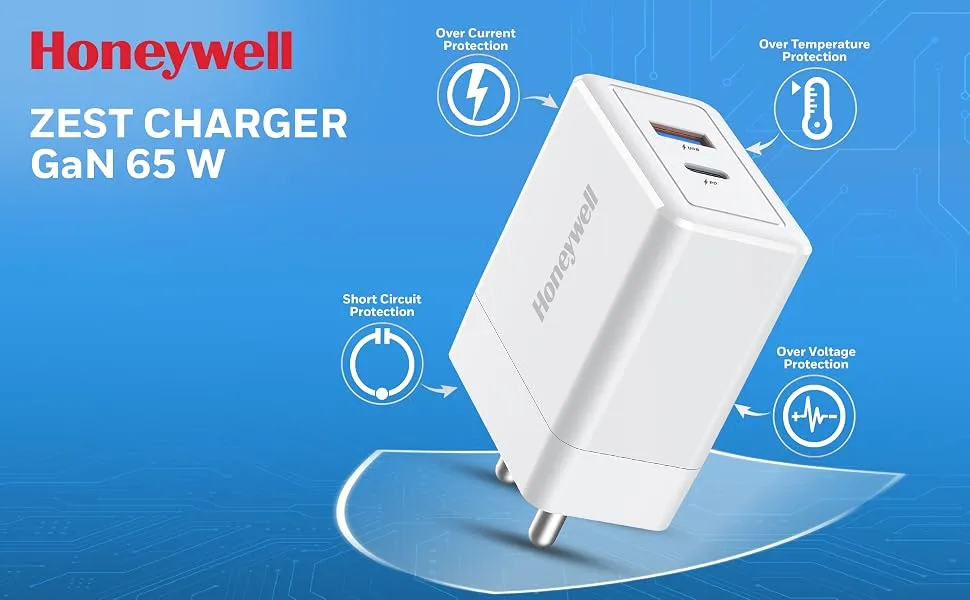 Honeywell Zest Charger GaN 65W overview 1