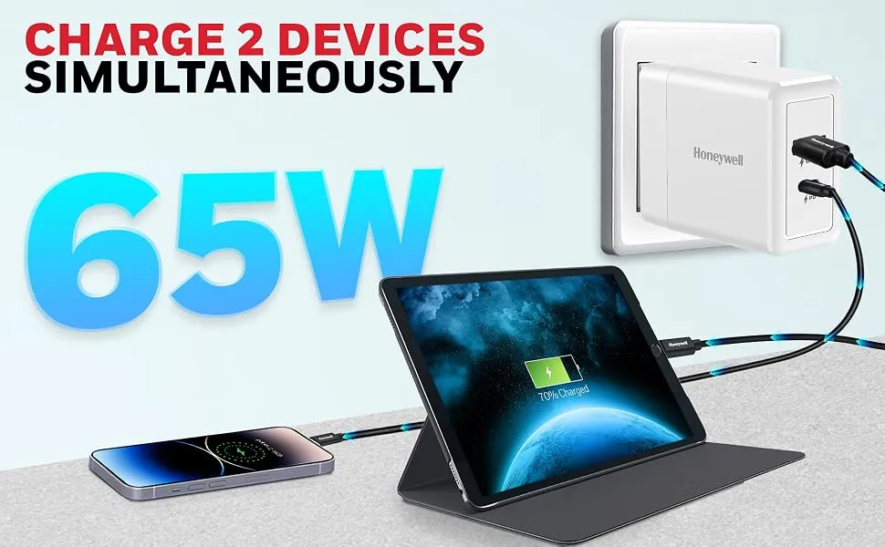 Honeywell Zest Charger GaN 65W overview 2