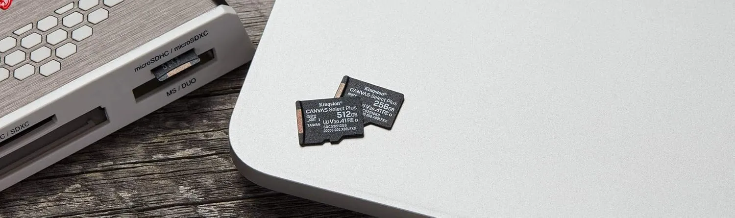 Kingston 128GB microSDHC Canvas Select Plus 100MB/s Read A1 Class 10 UHS-I Memory Card w/o Adapter overview 1