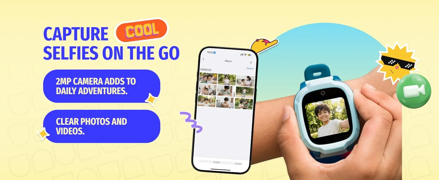 Noise Junior Explorer 2 Smart Watch for Kids (Power Pixel) overview 7
