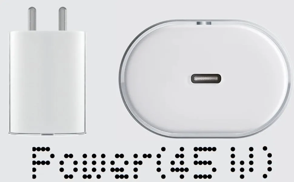 Nothing 45W USB C Fast Charger Adapter for CMF by Nothing CMF Phone 1/Nothing Phone 3a Pro/3a/2A/2a Plus/2/Buds, CMF 33w Power Charger for Mobile, 45 W Type C Charging Adaptor, Upto 50w Charge Support, White overview 1