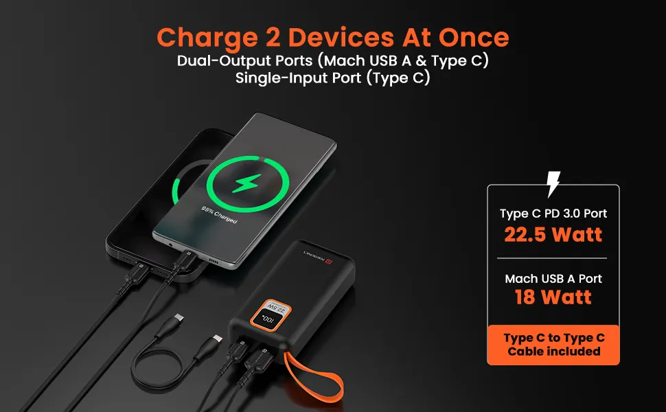 Portronics Ampbox 10K 10000 mAh Nano Power Bank (Black) overview 2