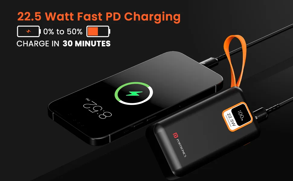 Portronics Ampbox 10K 10000 mAh Nano Power Bank (Black) overview 4
