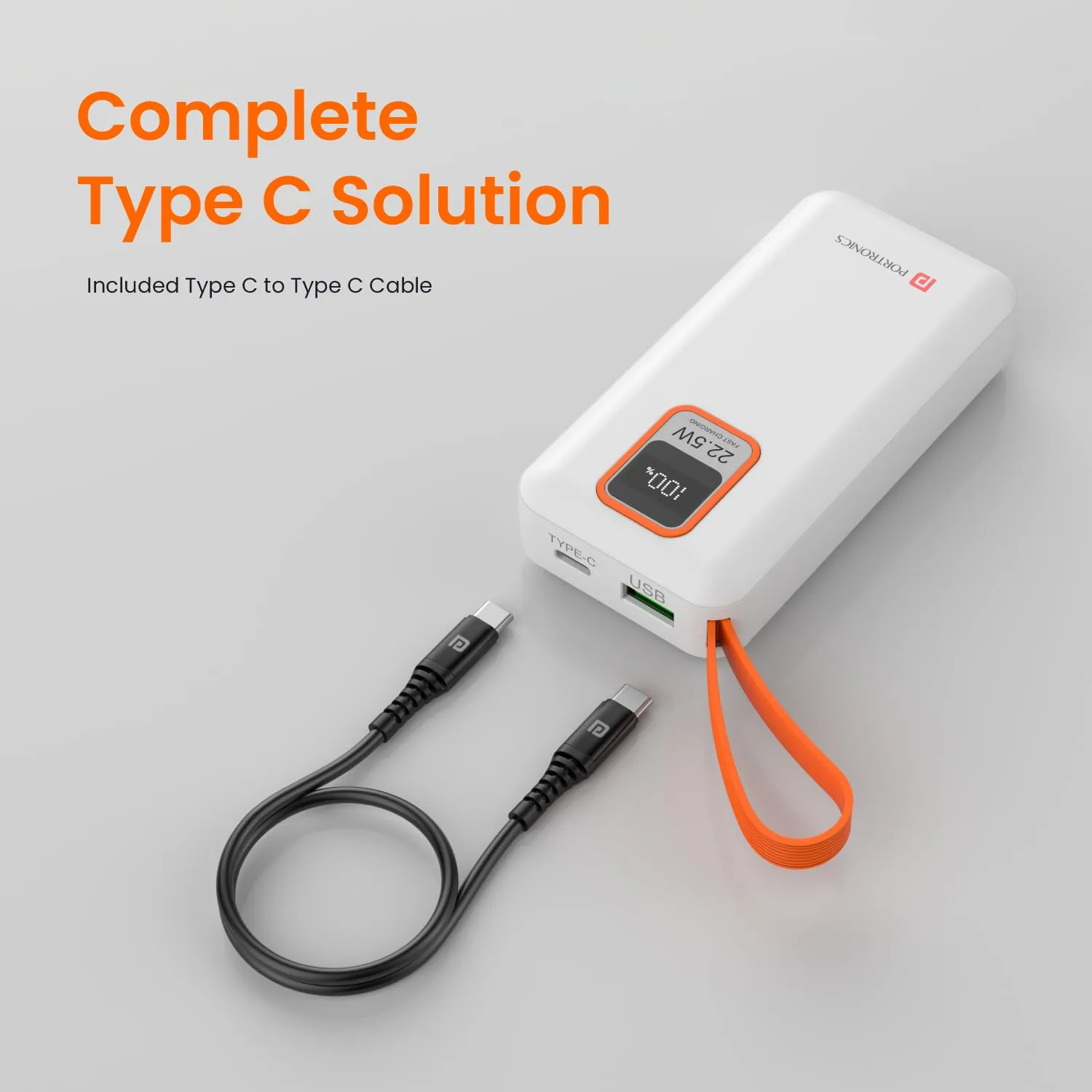Portronics Ampbox 10K 10000 mAh Nano Power Bank (White) overview 4
