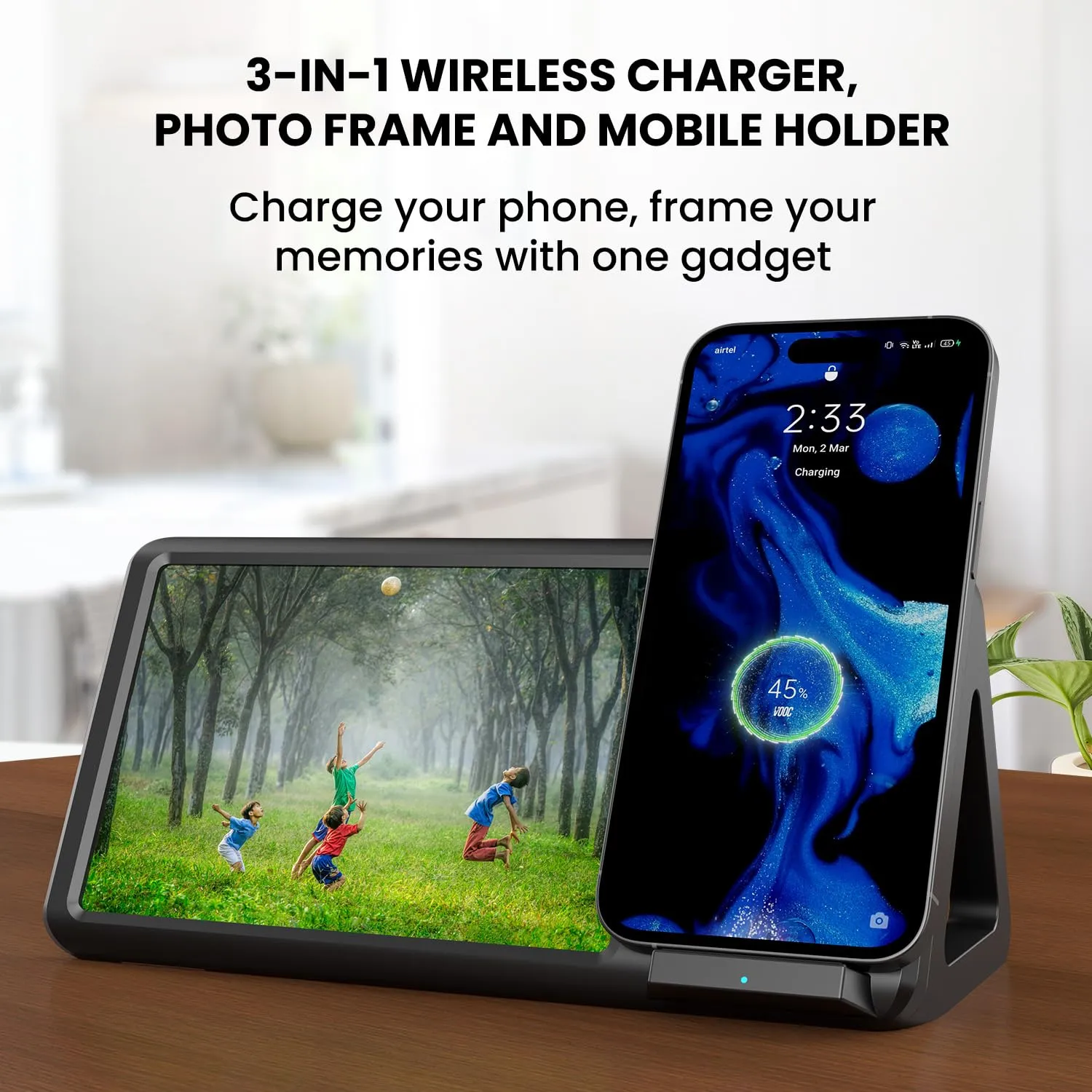 Portronics Freedom 5 15W Wireless Charger overview 1
