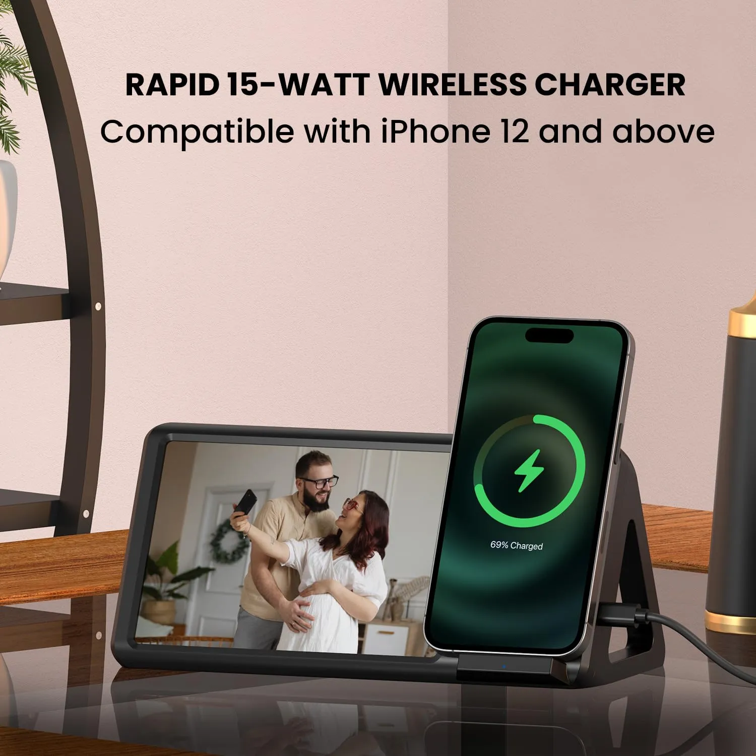 Portronics Freedom 5 15W Wireless Charger overview 4