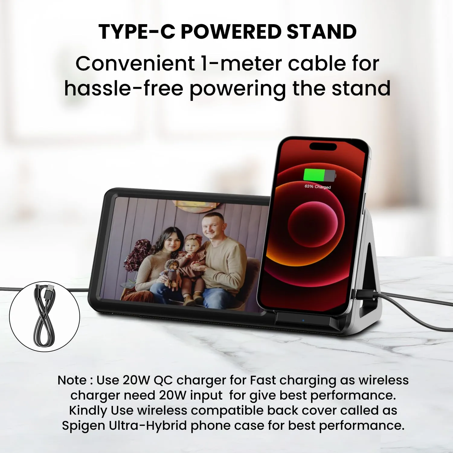 Portronics Freedom 5 15W Wireless Charger overview 6