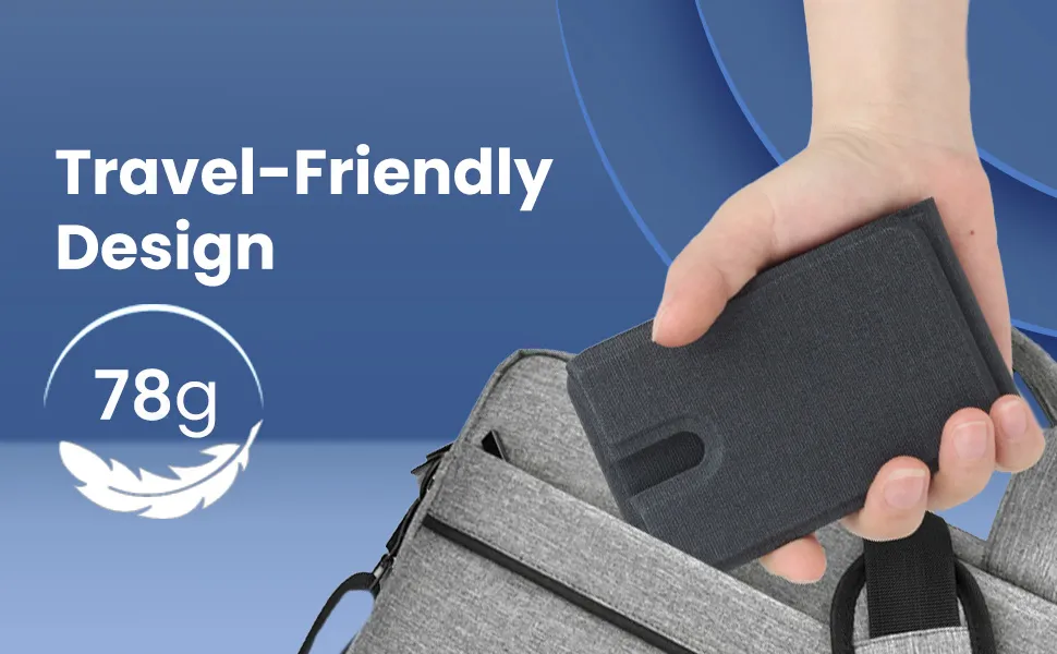 Portronics Freedom Fold 15W Foldable Wireless Charger (Grey) overview 6