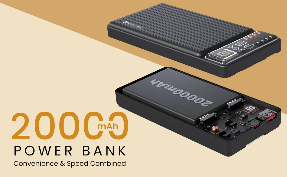 Portronics Luxcell Bind 20k 20000mAh Powerbank overview 3