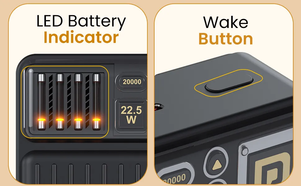 Portronics Luxcell Bind 20k 20000mAh Powerbank overview 4