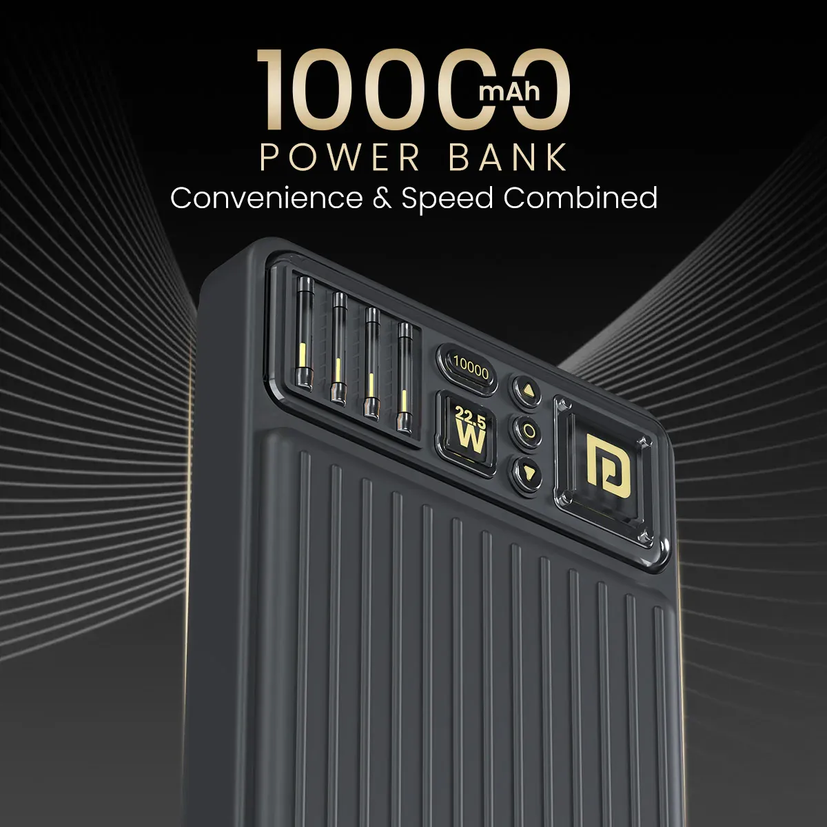 Portronics Luxcell Bind Mini 10k 10000mAh Nano Powerbank overview 1