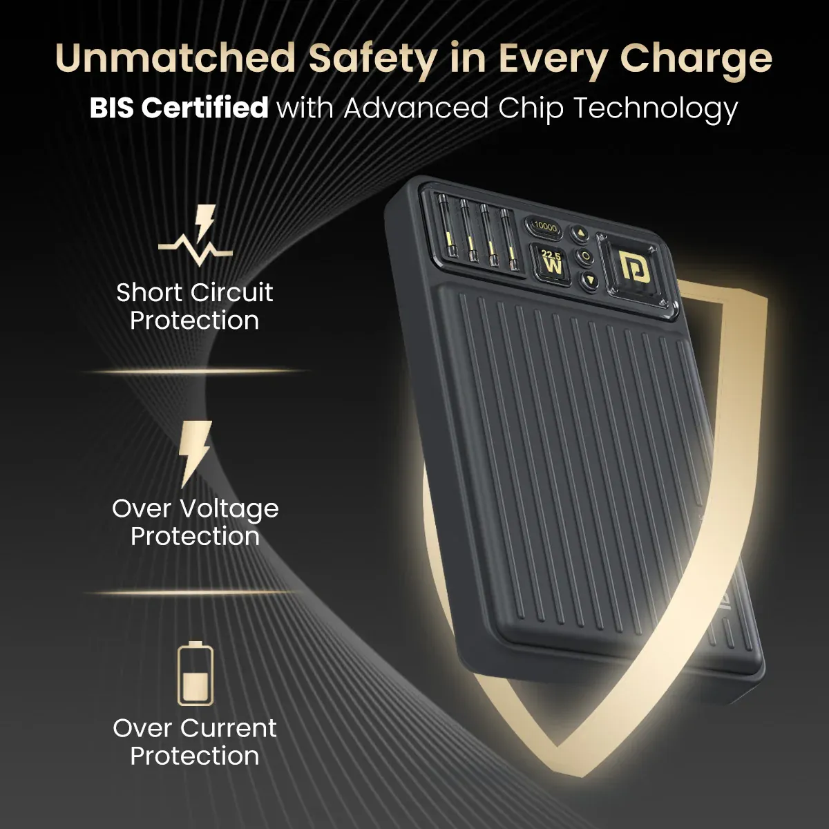 Portronics Luxcell Bind Mini 10k 10000mAh Nano Powerbank overview 5