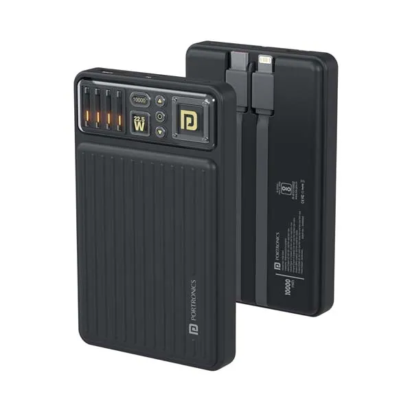 Portronics Luxcell Bind Mini 10k 10000mAh Nano Powerbank