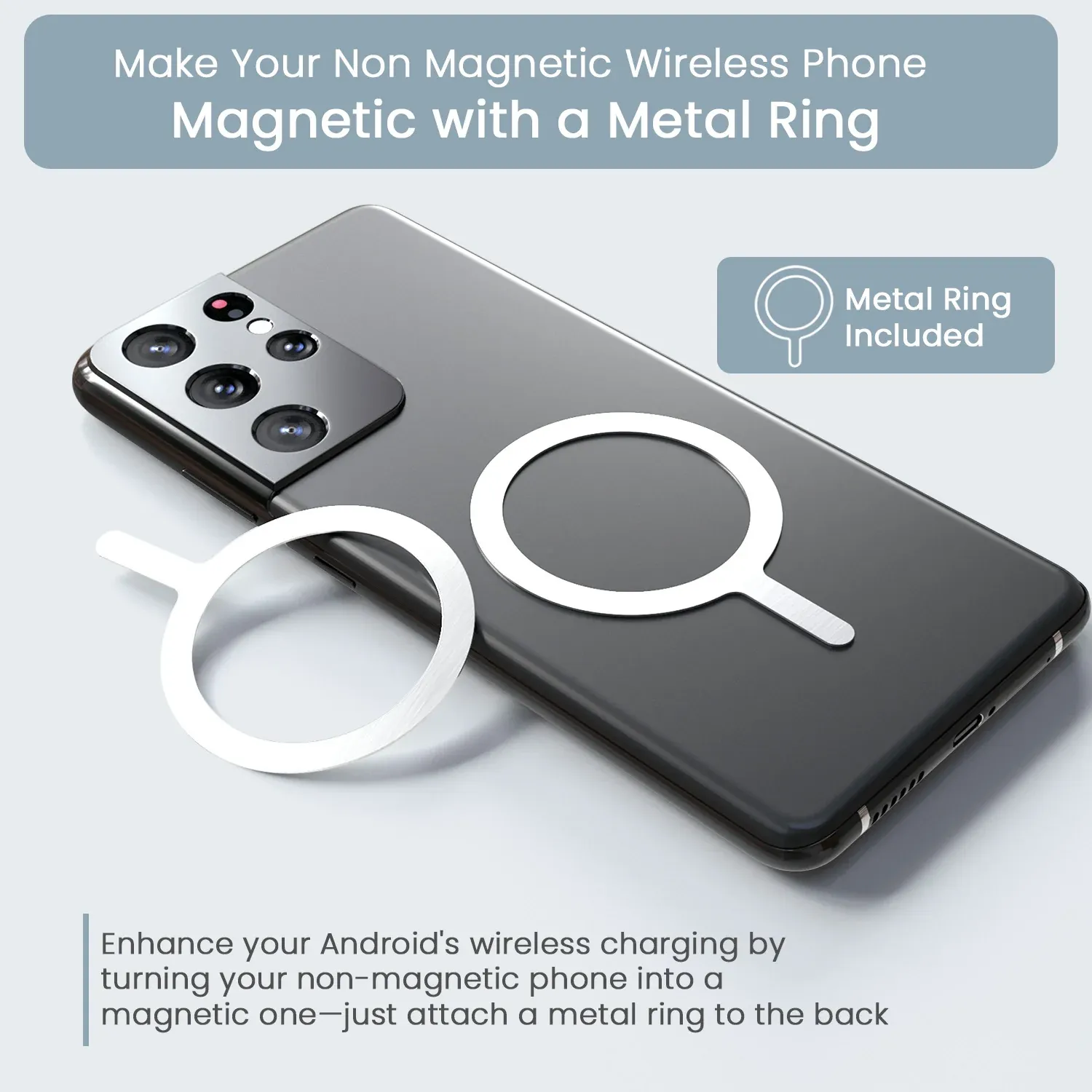 Portronics Luxcell Magclick 5k 5000mAh Slim Magnetic Fast Charging Wireless Powerbank overview 7