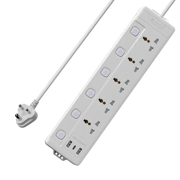 Portronics Power Plate 20 Extension Board with 5 Universal Power Sockets
