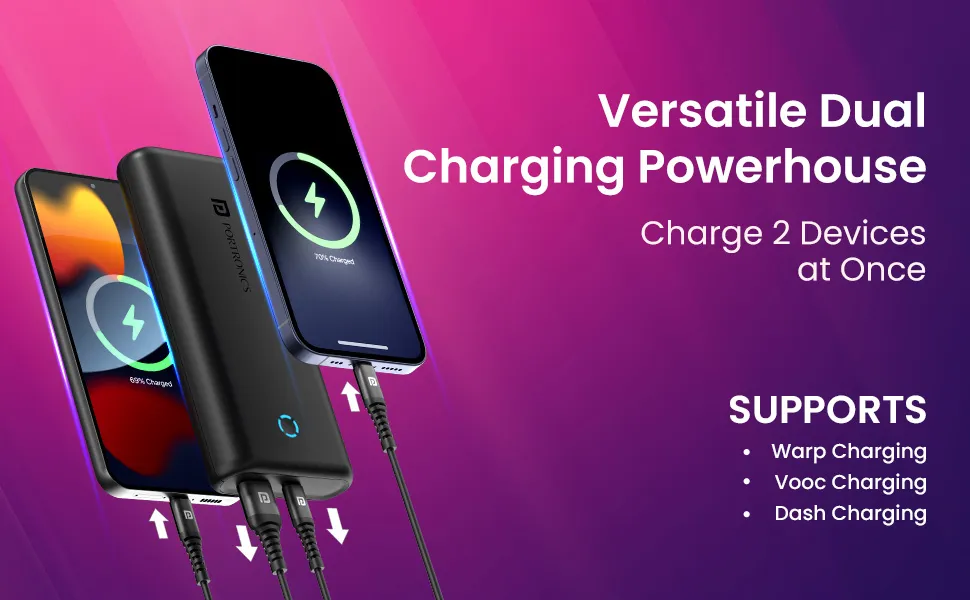 Portronics PowerPod 20K Advanced 20000 mAh Power Bank (Black) overview 4